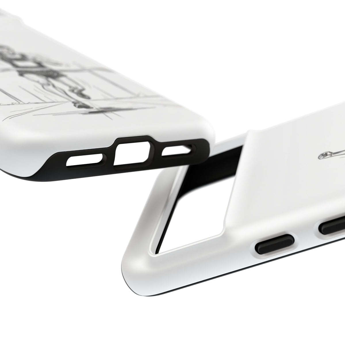 Phone Case, Running, finish line design, Tough Case