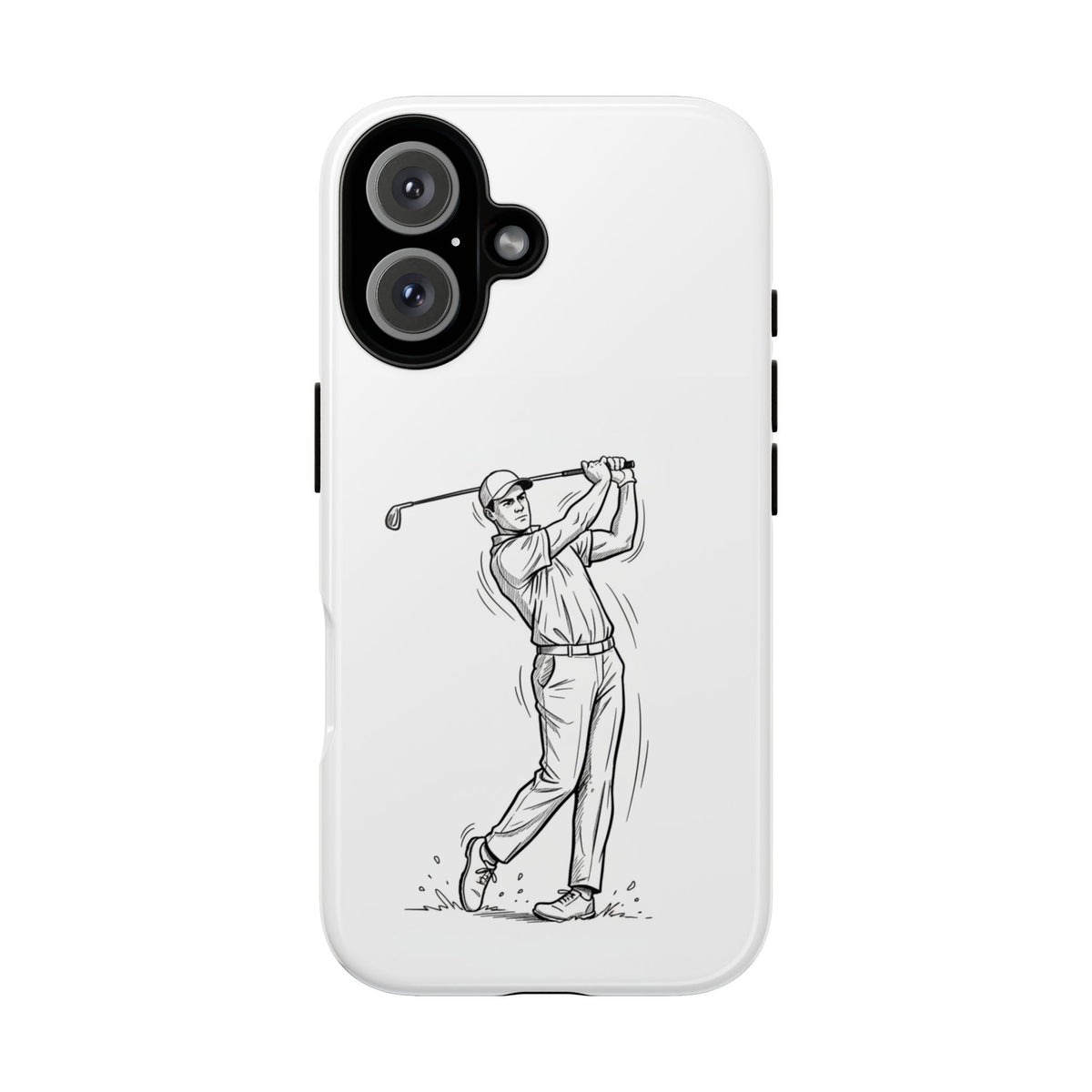 Phone Case, Golf Long Drive Design, Tough Case