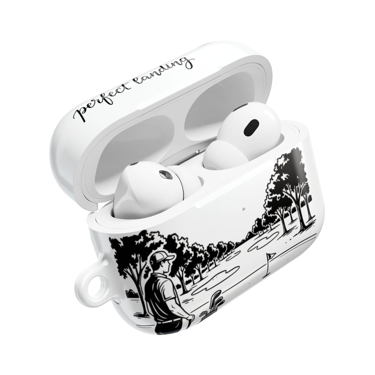 AirPods Case, Golf, perfect landing - the long shot design