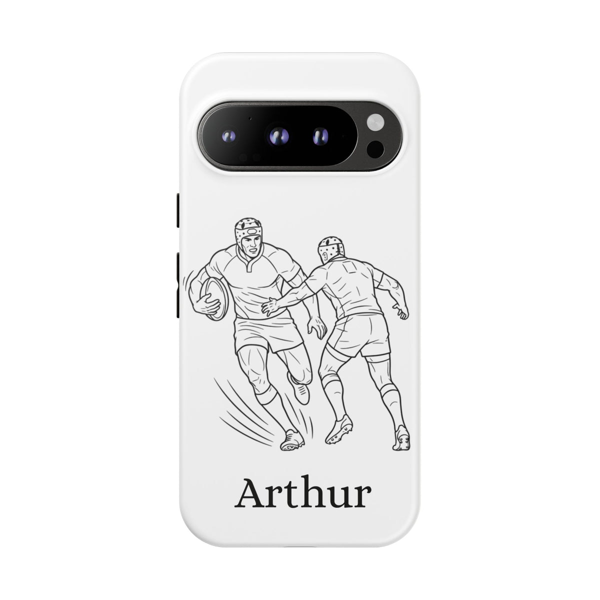 Personalised Phone Case, Rugby sidestep, Tough Case,  Custom Name