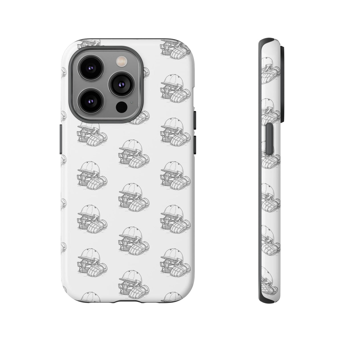 Phone Case Cricket Gear Repeat Pattern,Tough Case