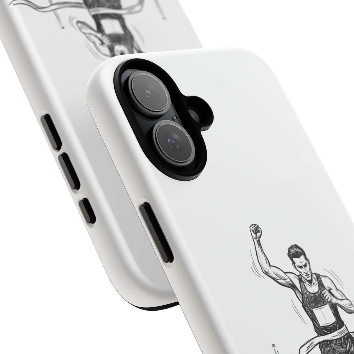 Phone Case, Running, finish line design, Tough Case