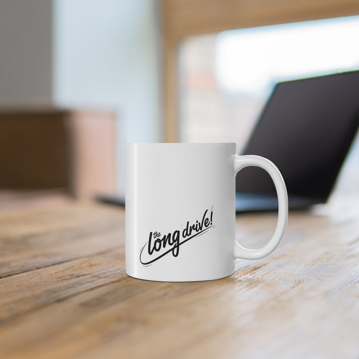 Golf Coffee Mug — Female Golfer Long Drive Design, Ceramic, 325ml / 11oz or 440ml / 15oz