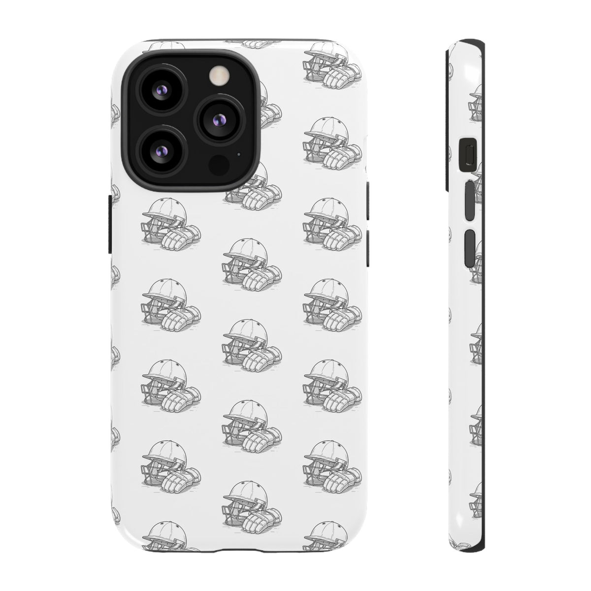 Phone Case Cricket Gear Repeat Pattern,Tough Case