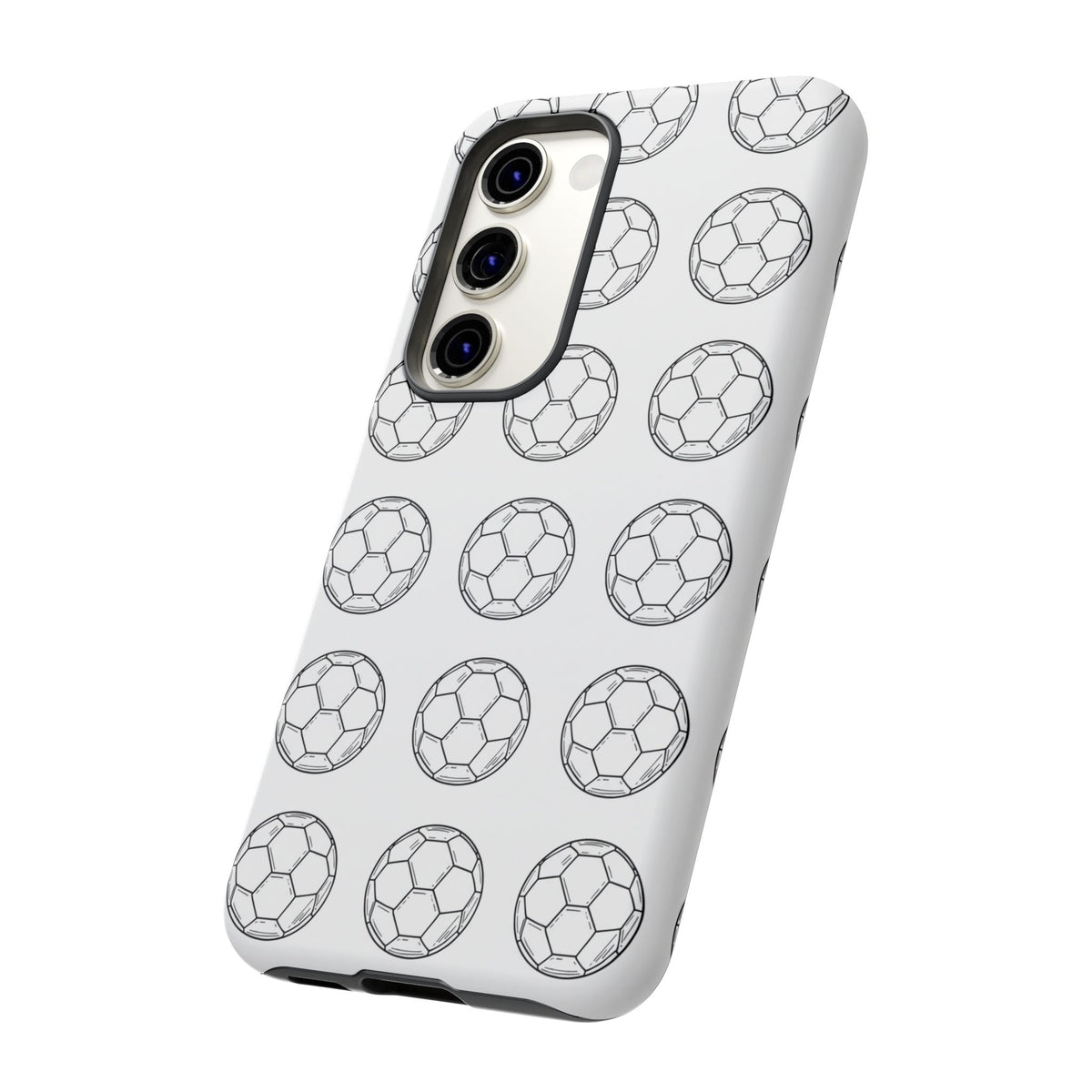 Phone Case, Football Minimalist Football Repeat Design, Tough Case