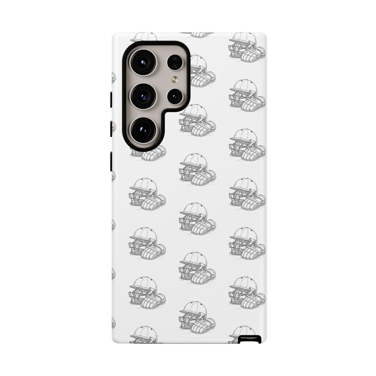 Phone Case Cricket Gear Repeat Pattern,Tough Case