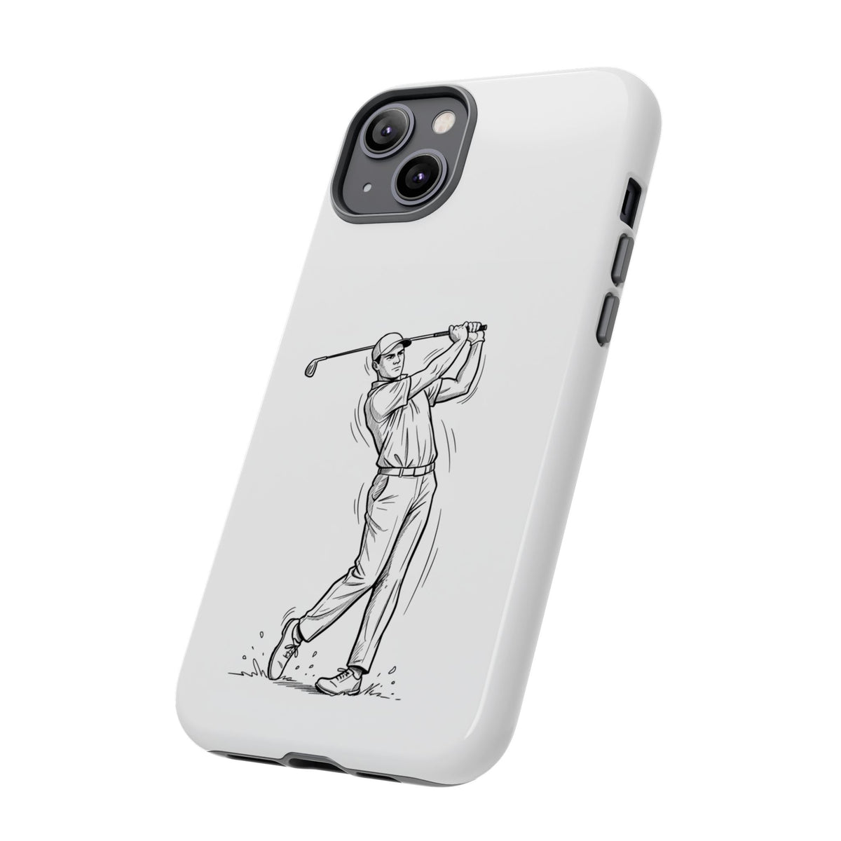 Phone Case, Golf Long Drive Design, Tough Case