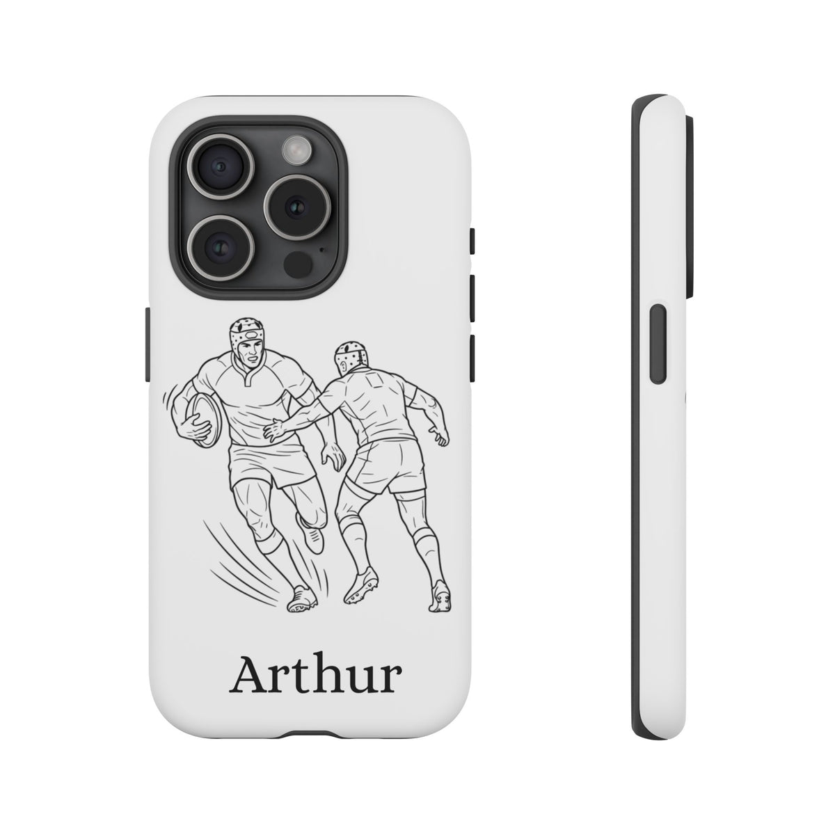Personalised Phone Case, Rugby sidestep, Tough Case,  Custom Name