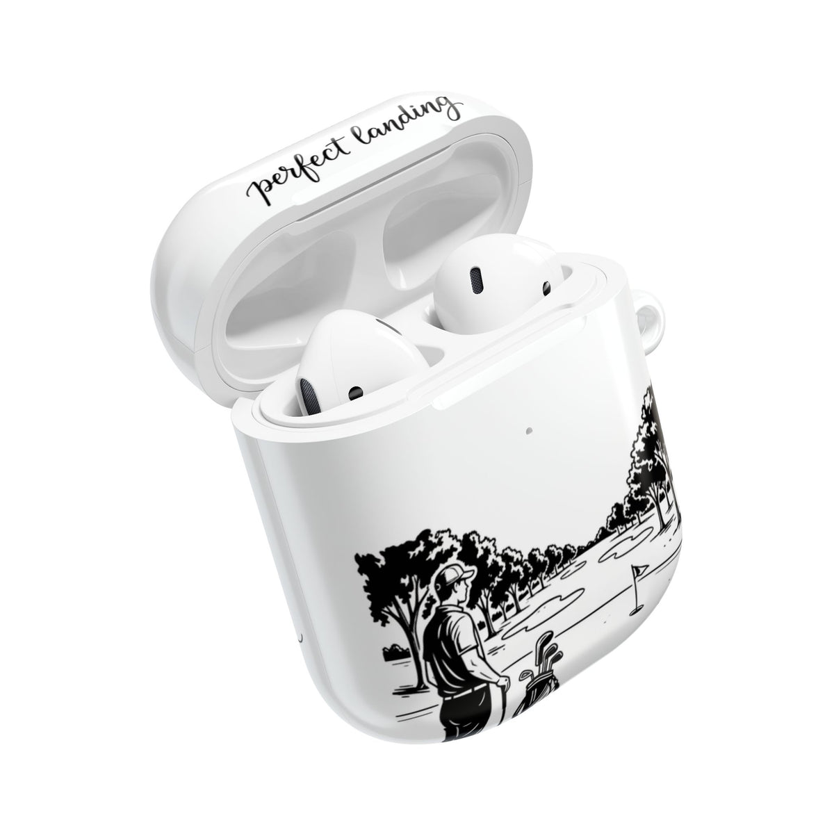 AirPods Case, Golf, perfect landing - the long shot design