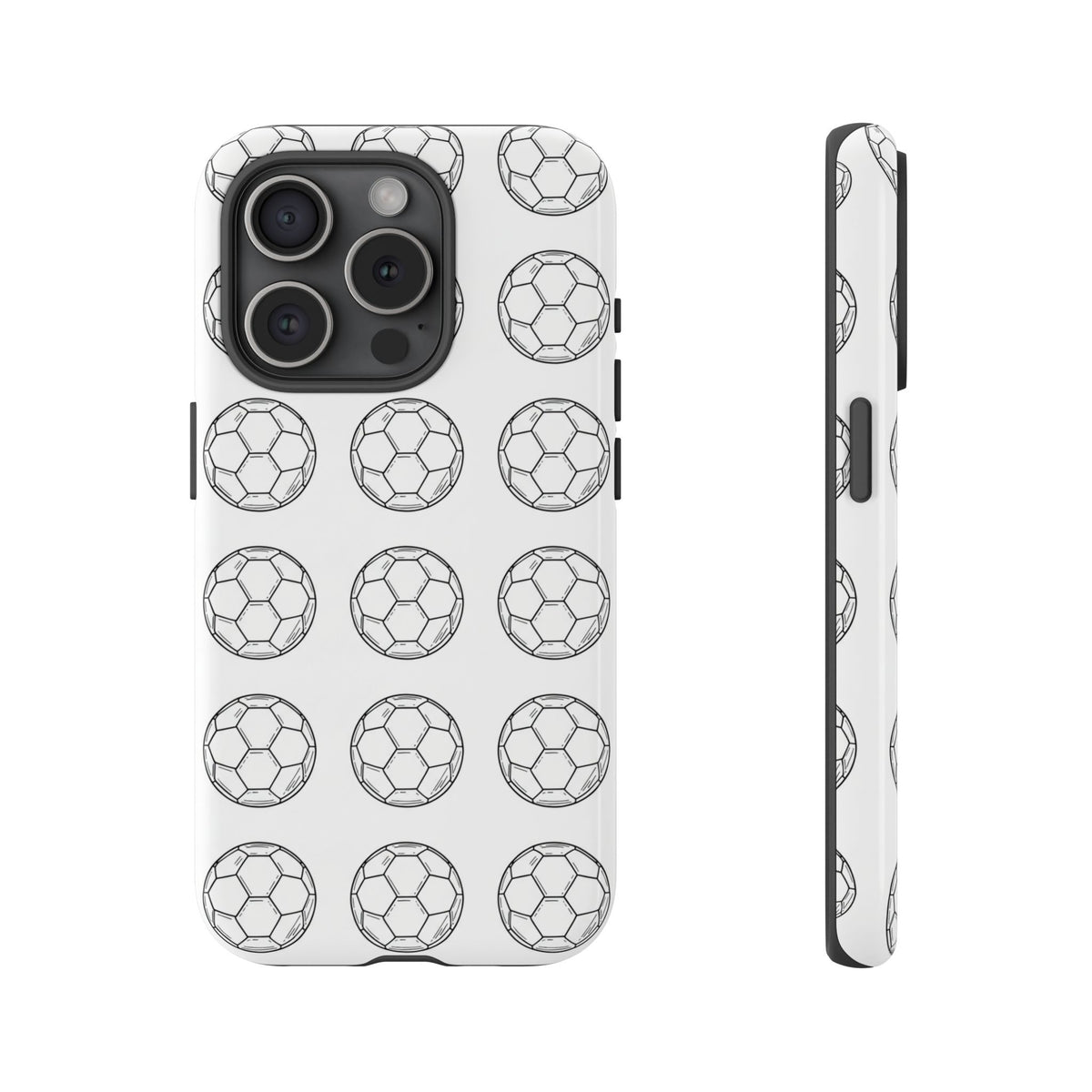 Phone Case, Football Minimalist Football Repeat Design, Tough Case