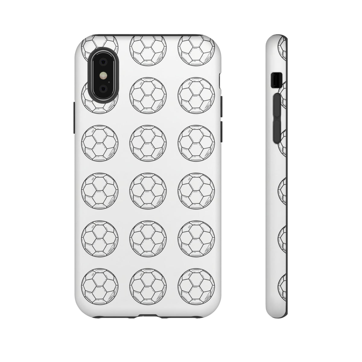 Phone Case, Football Minimalist Football Repeat Design, Tough Case
