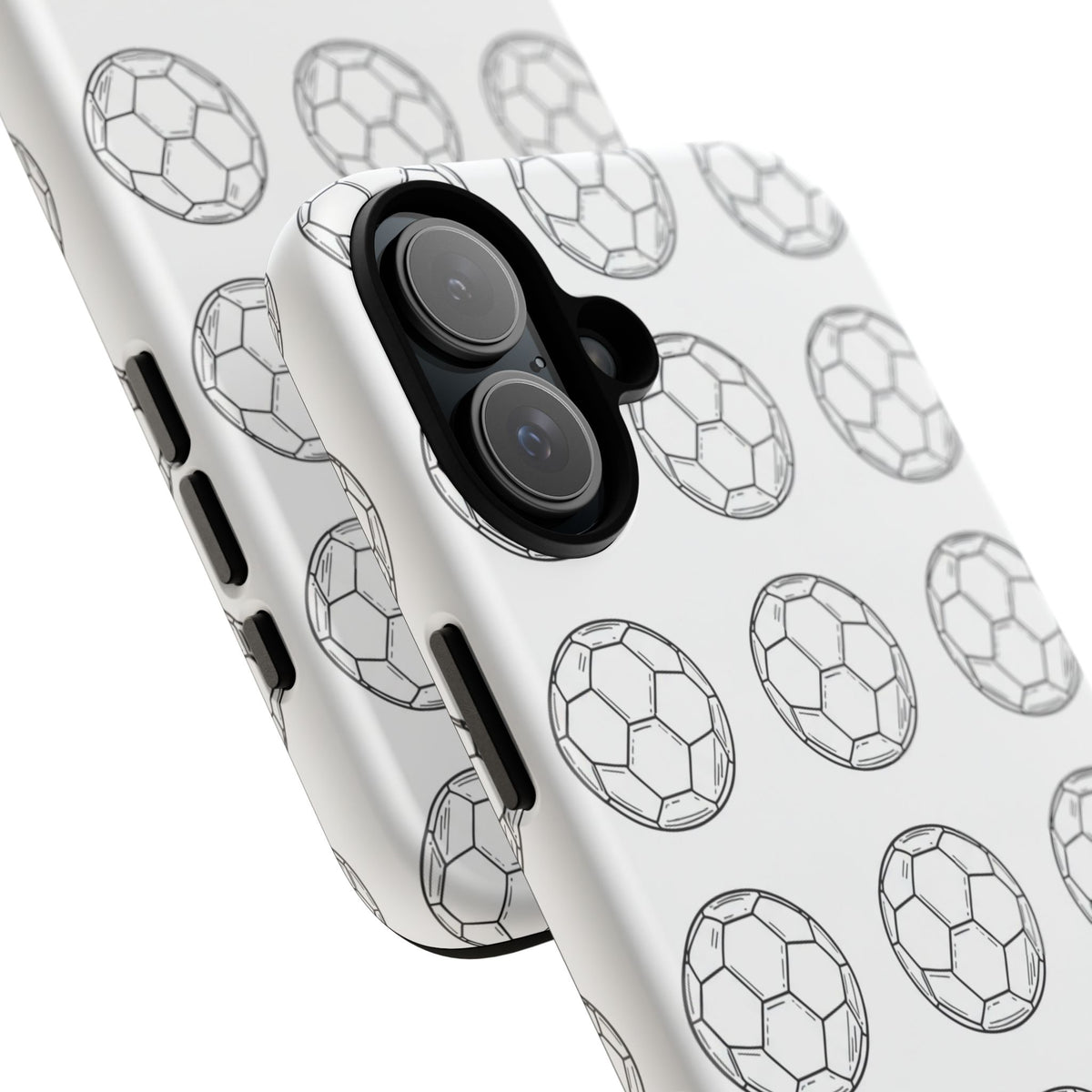 Phone Case, Football Minimalist Football Repeat Design, Tough Case