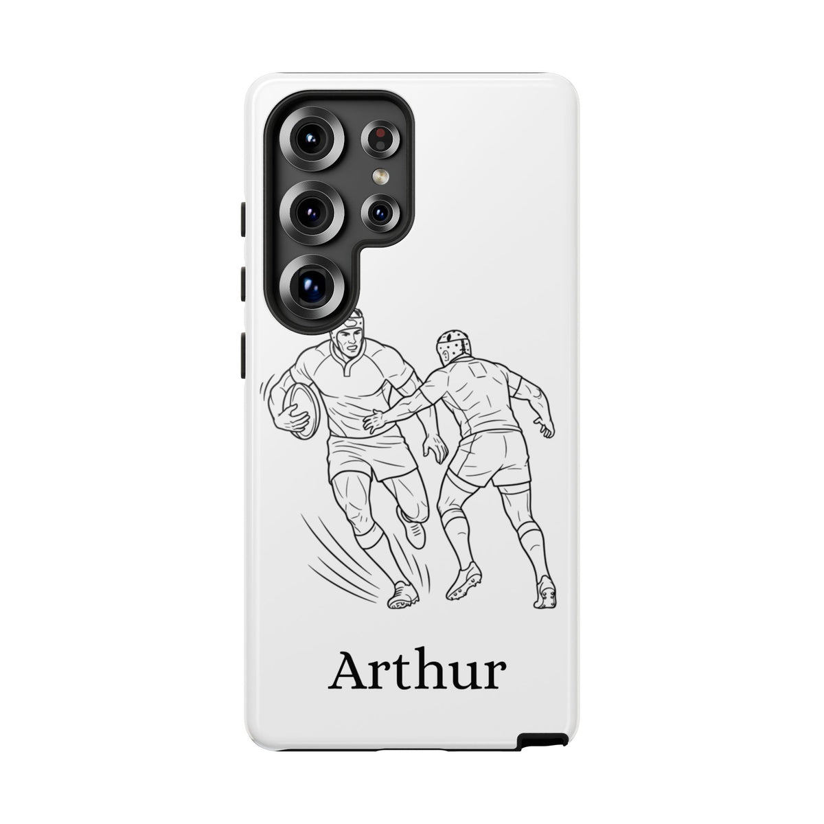 Personalised Phone Case, Rugby sidestep, Tough Case,  Custom Name
