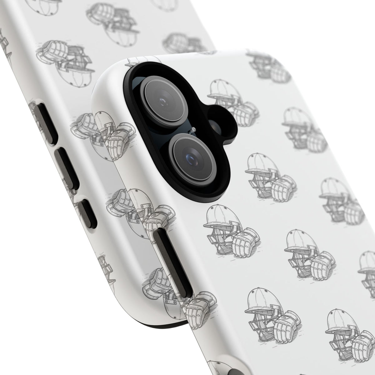Phone Case Cricket Gear Repeat Pattern,Tough Case