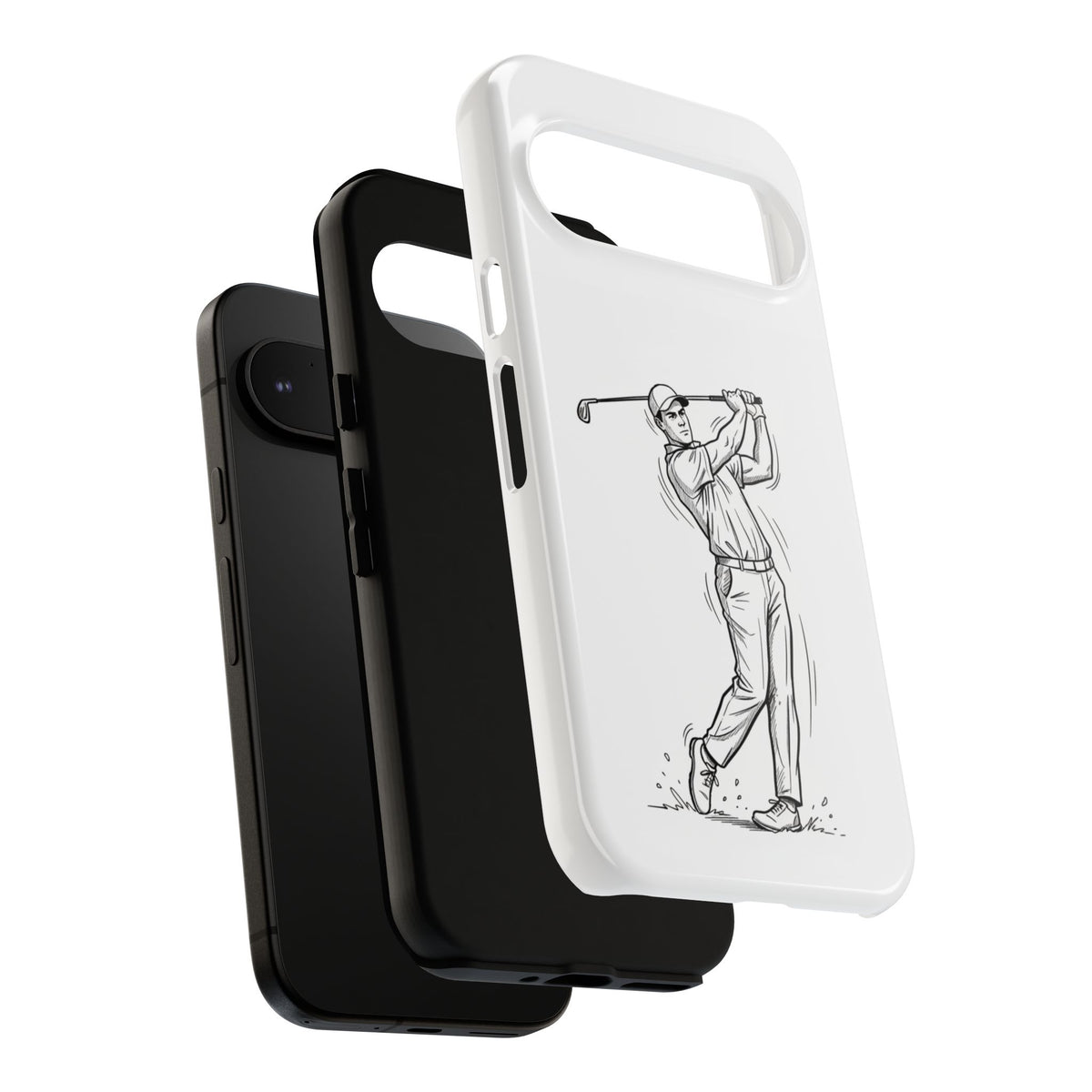 Phone Case, Golf Long Drive Design, Tough Case