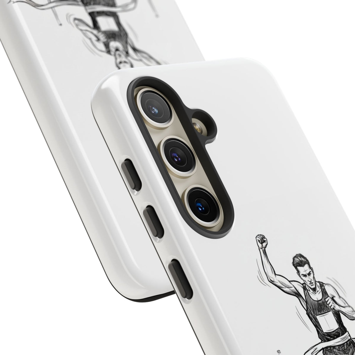 Phone Case, Running, finish line design, Tough Case