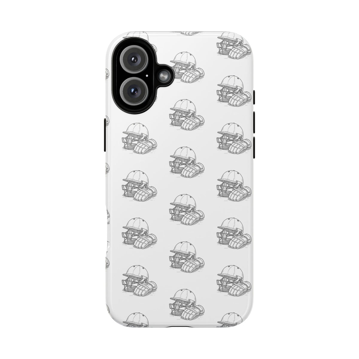 Phone Case Cricket Gear Repeat Pattern,Tough Case