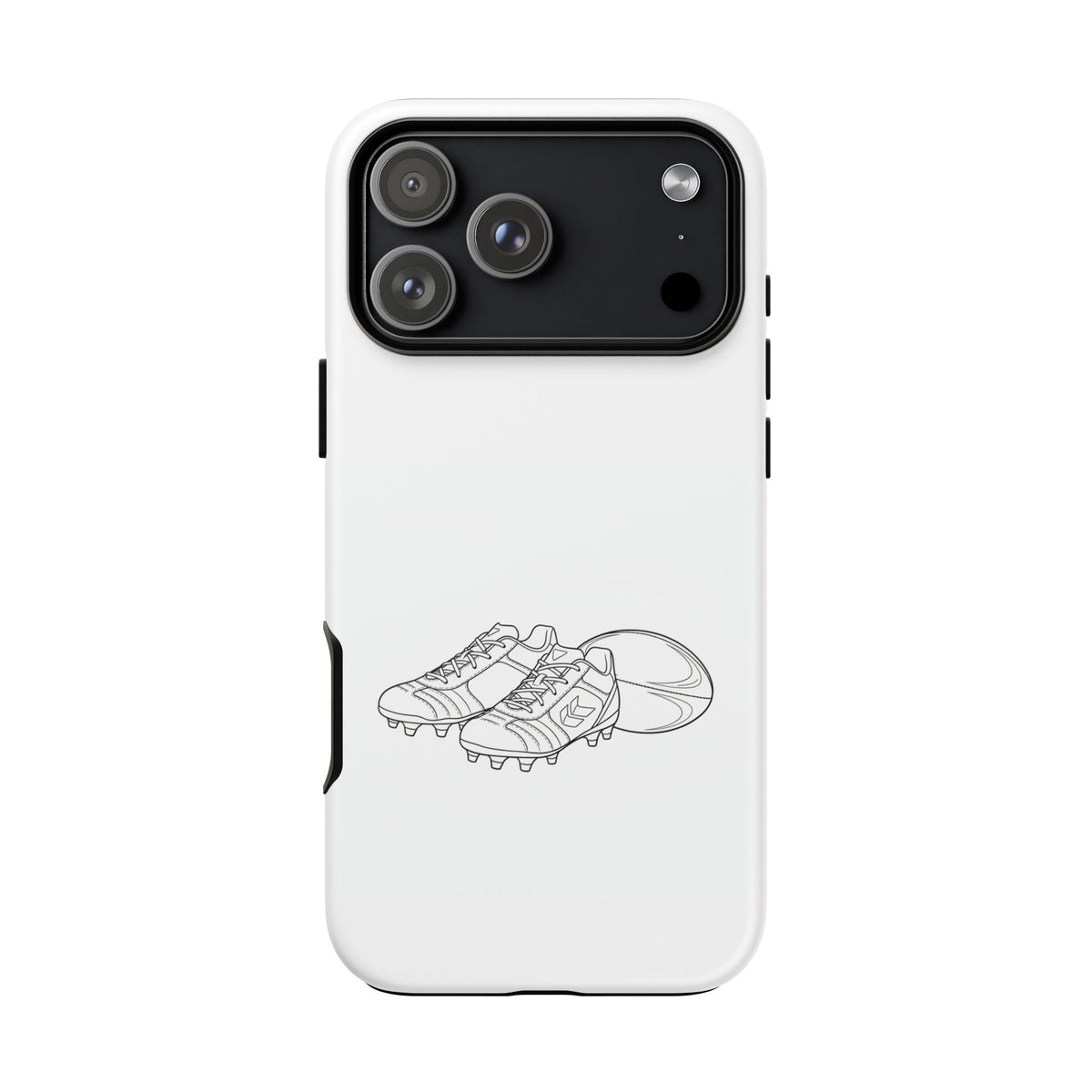 Phone Case, Rugby Ball & Boots Sketch, Tough Case