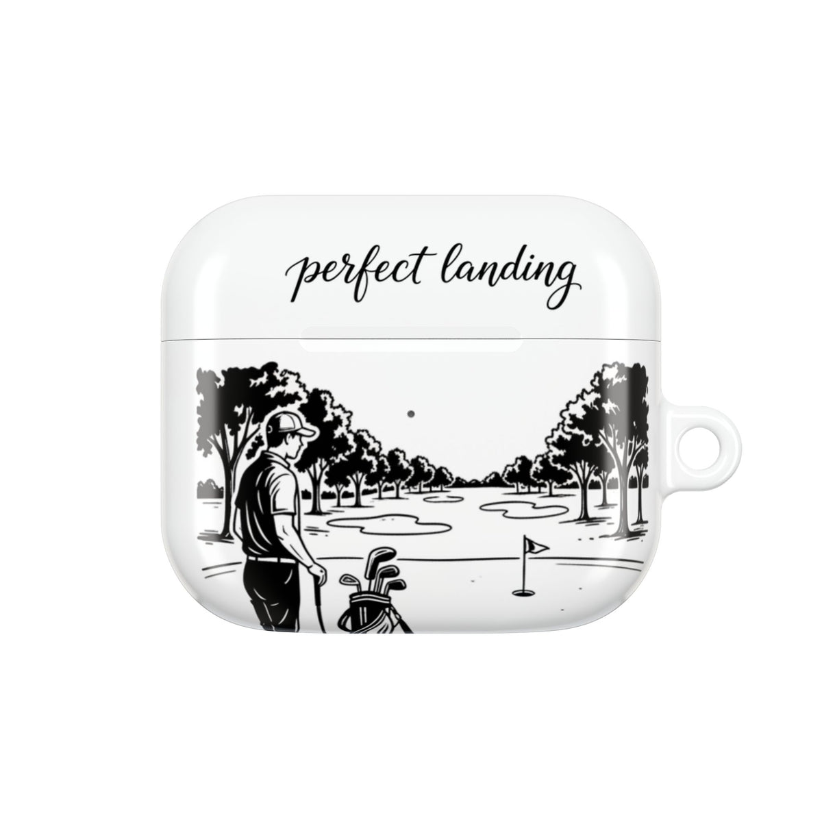 AirPods Case, Golf, perfect landing - the long shot design