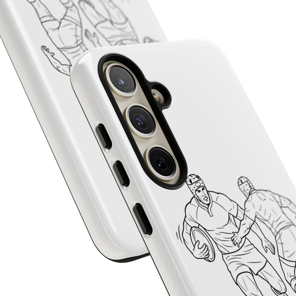 Personalised Phone Case, Rugby sidestep, Tough Case,  Custom Name