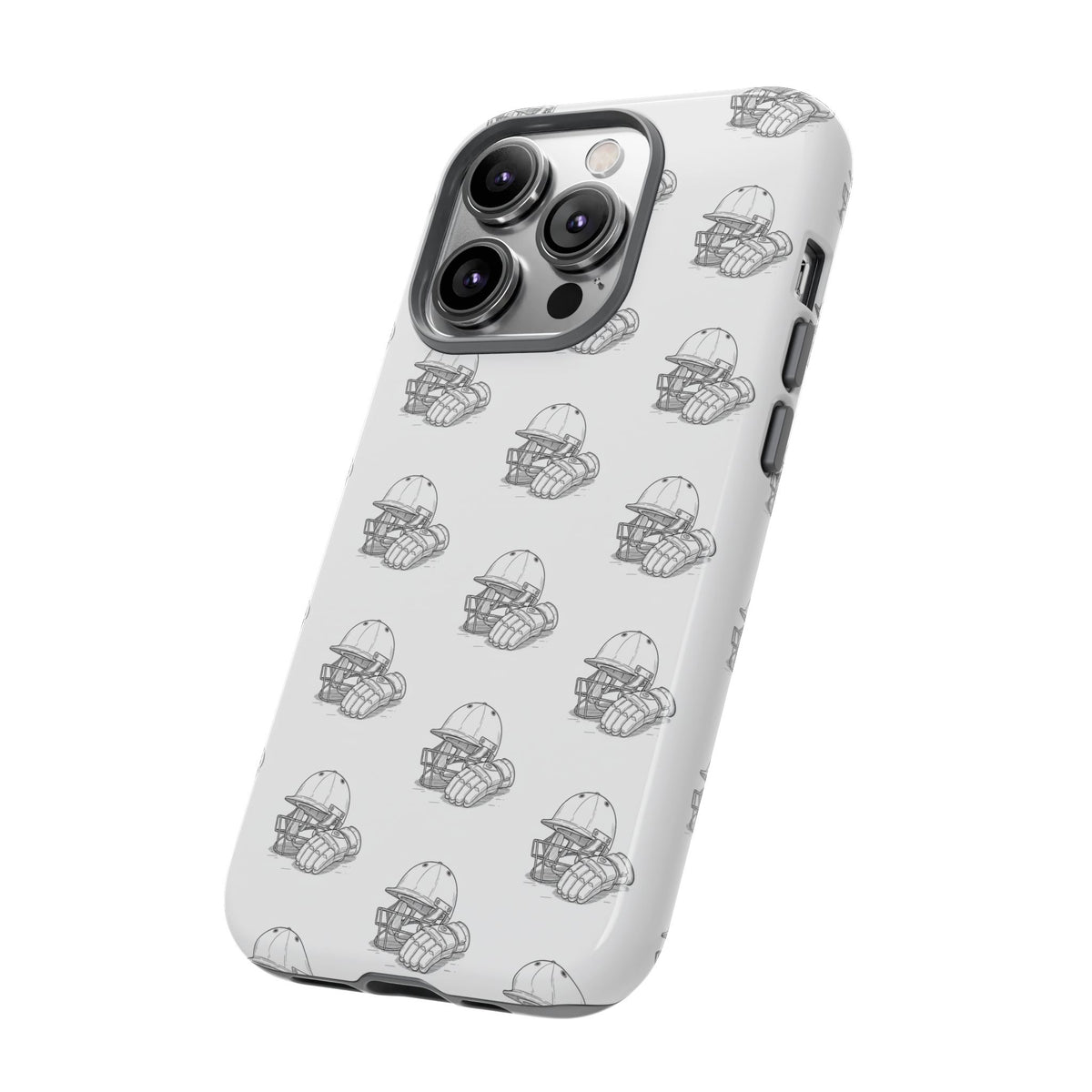 Phone Case Cricket Gear Repeat Pattern,Tough Case