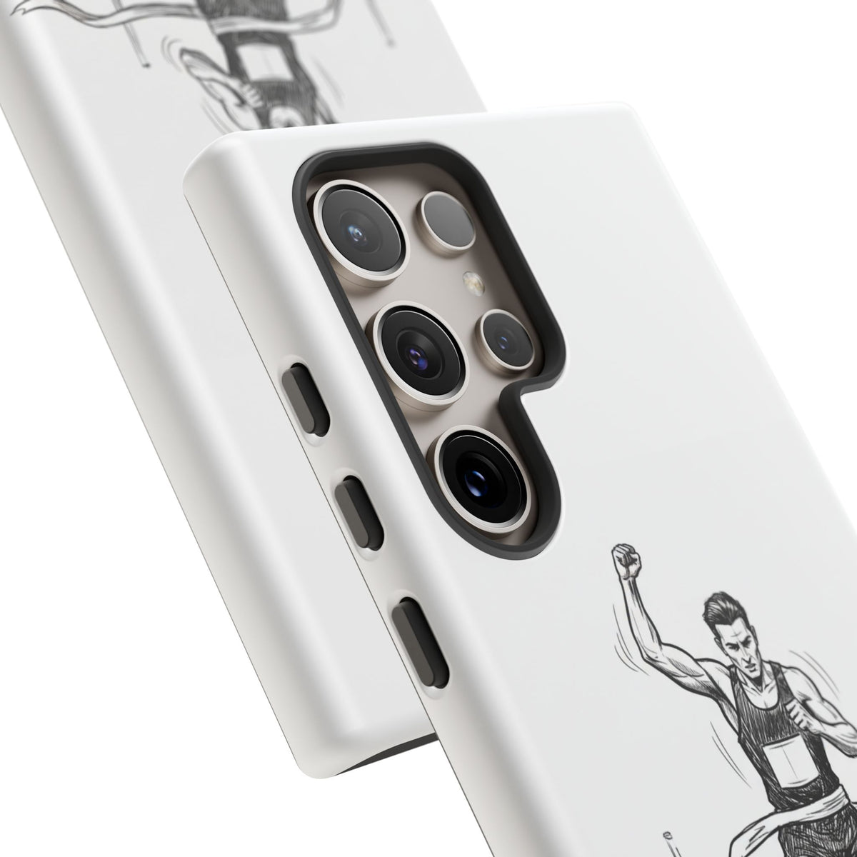Phone Case, Running, finish line design, Tough Case