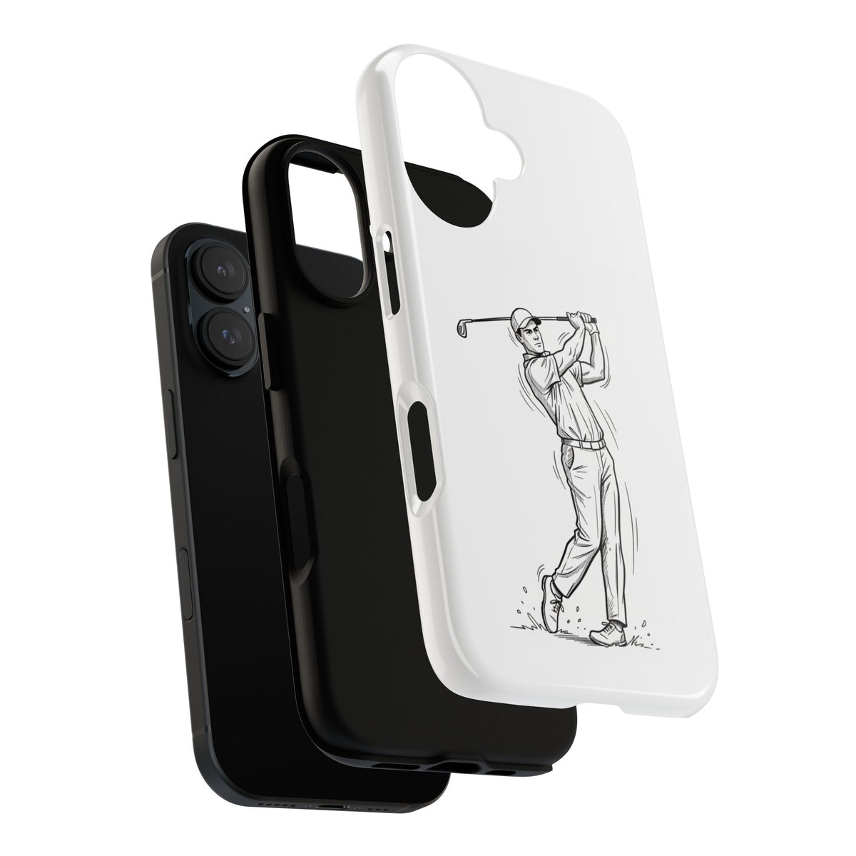Phone Case, Golf Long Drive Design, Tough Case