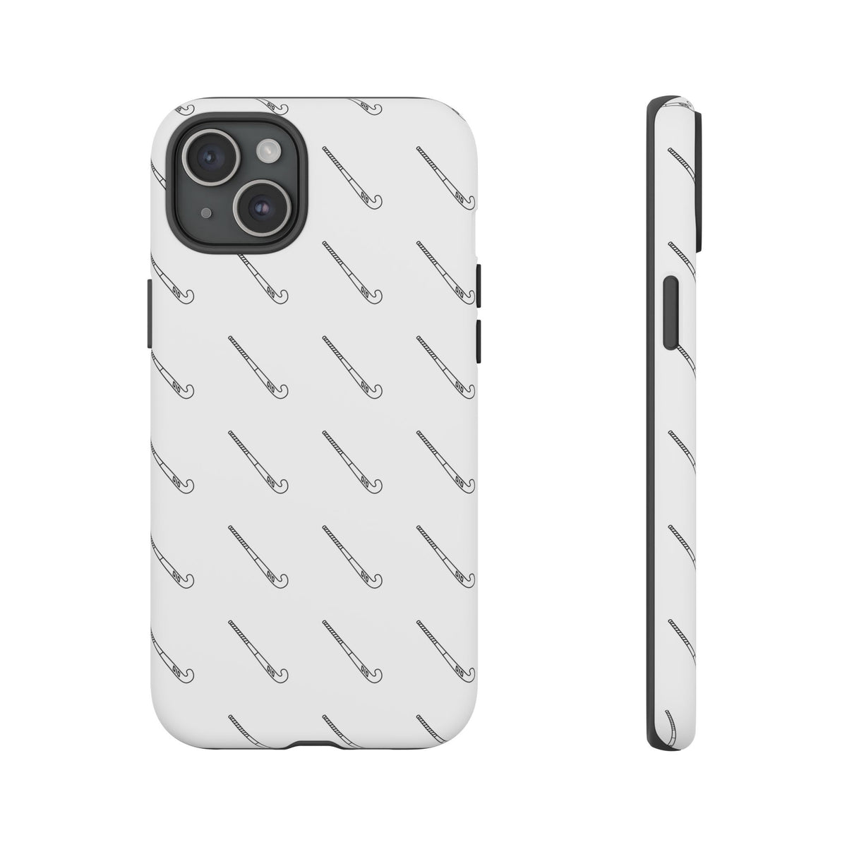 Phone Case, Hockey Stick Pattern, Tough Cases