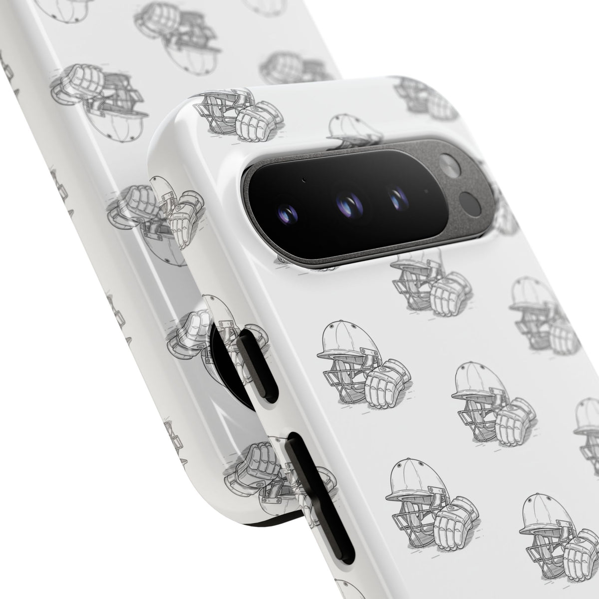 Phone Case Cricket Gear Repeat Pattern,Tough Case