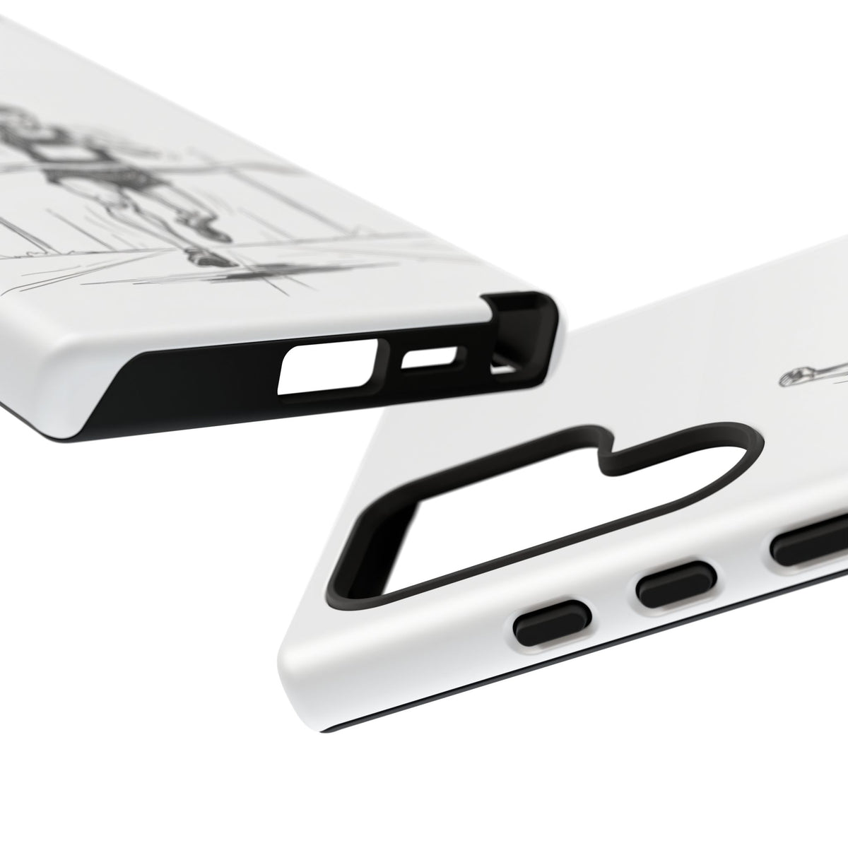 Phone Case, Running, finish line design, Tough Case