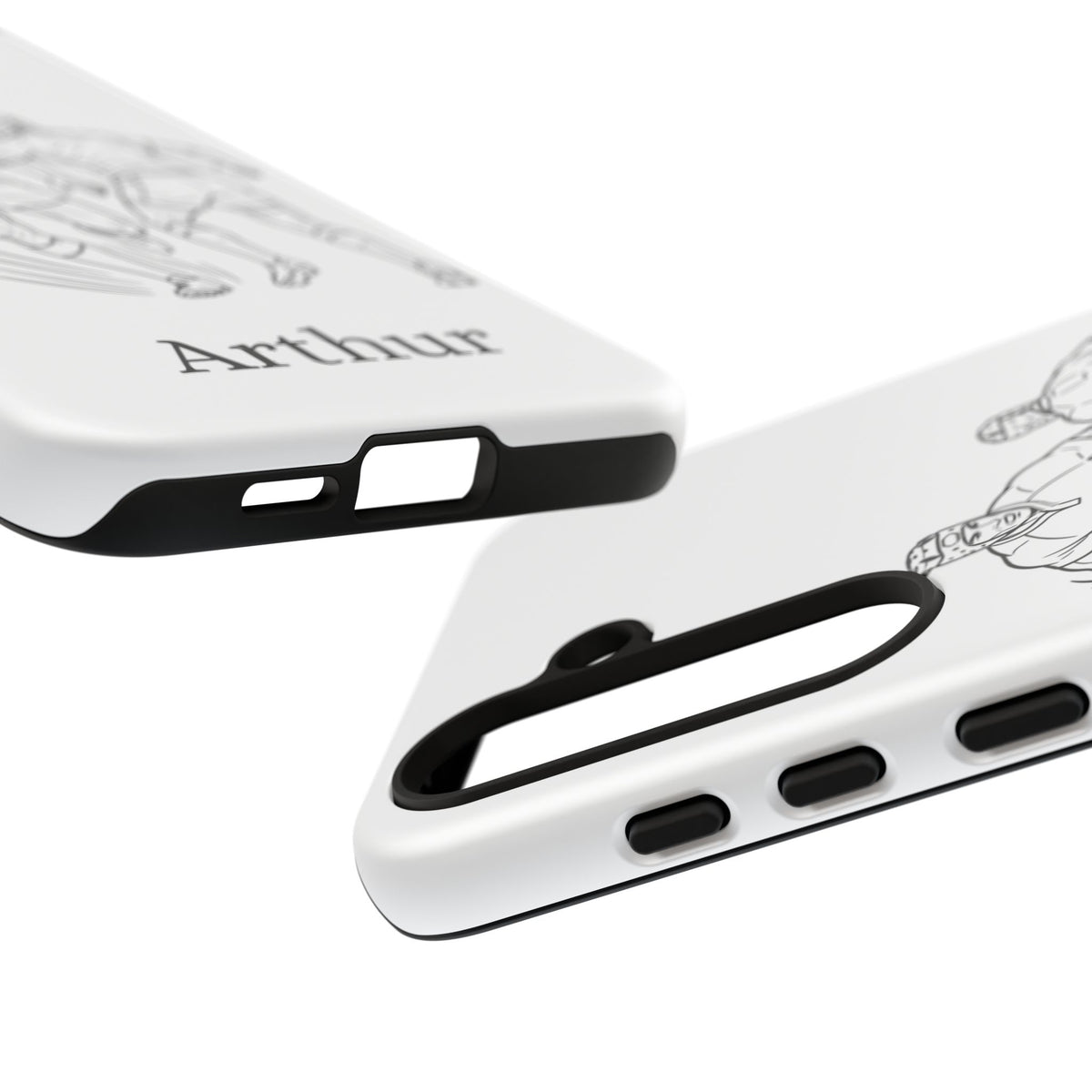 Personalised Phone Case, Rugby sidestep, Tough Case,  Custom Name