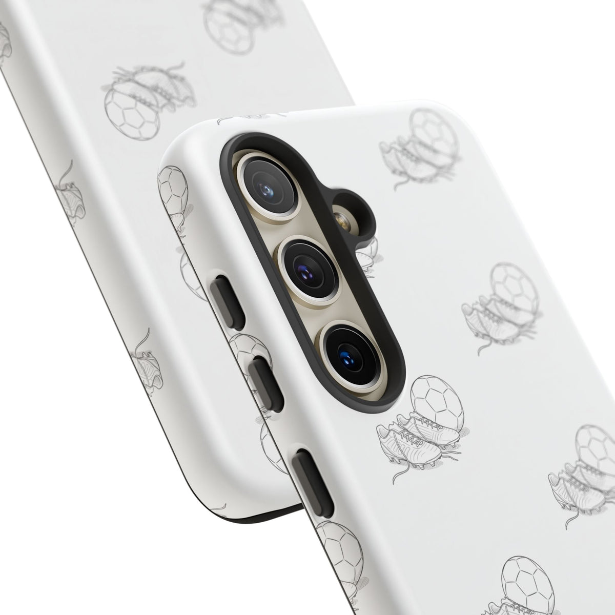 Phone Case, Football Boots & Ball Pattern, Tough Cases — Sports Phone Case