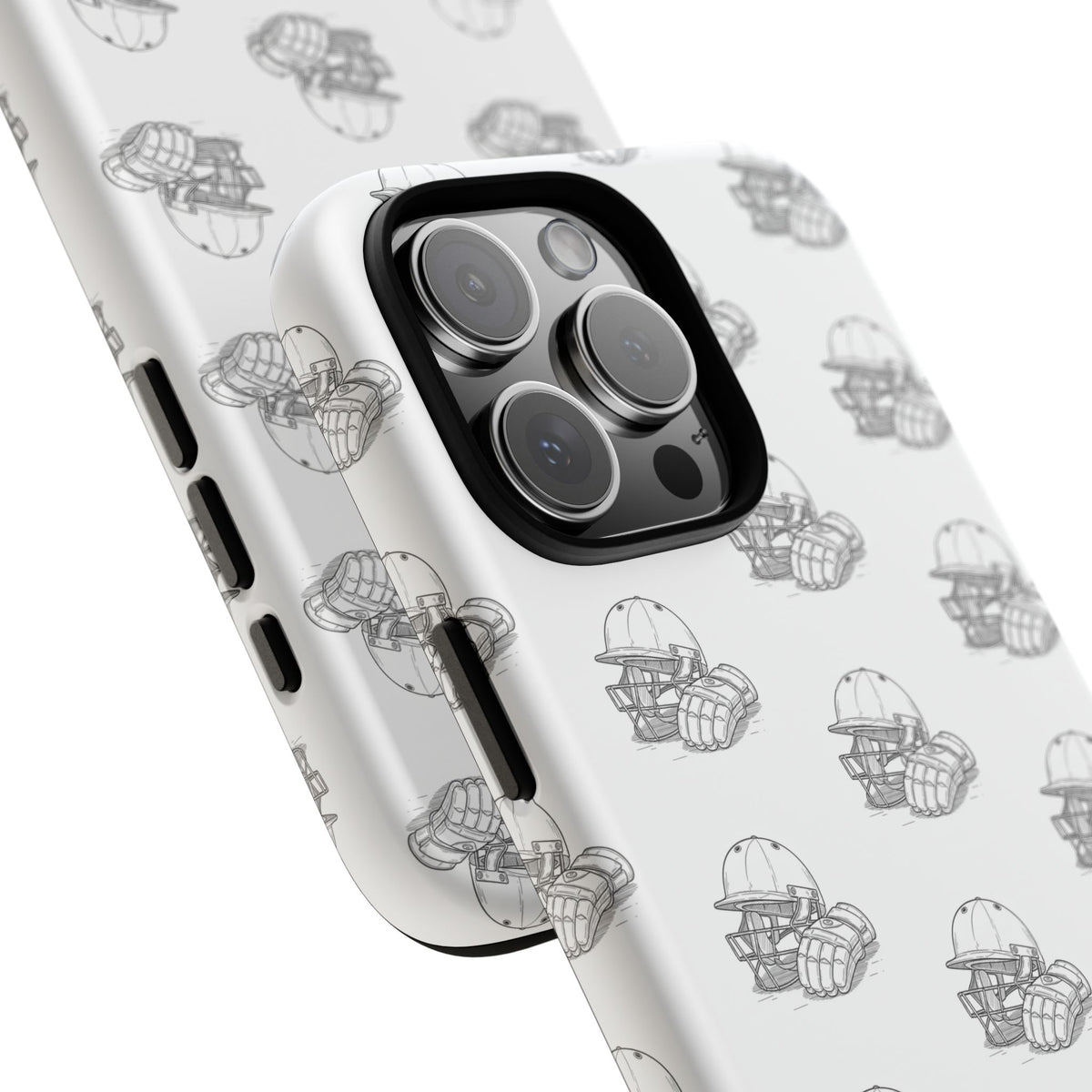 Phone Case Cricket Gear Repeat Pattern,Tough Case