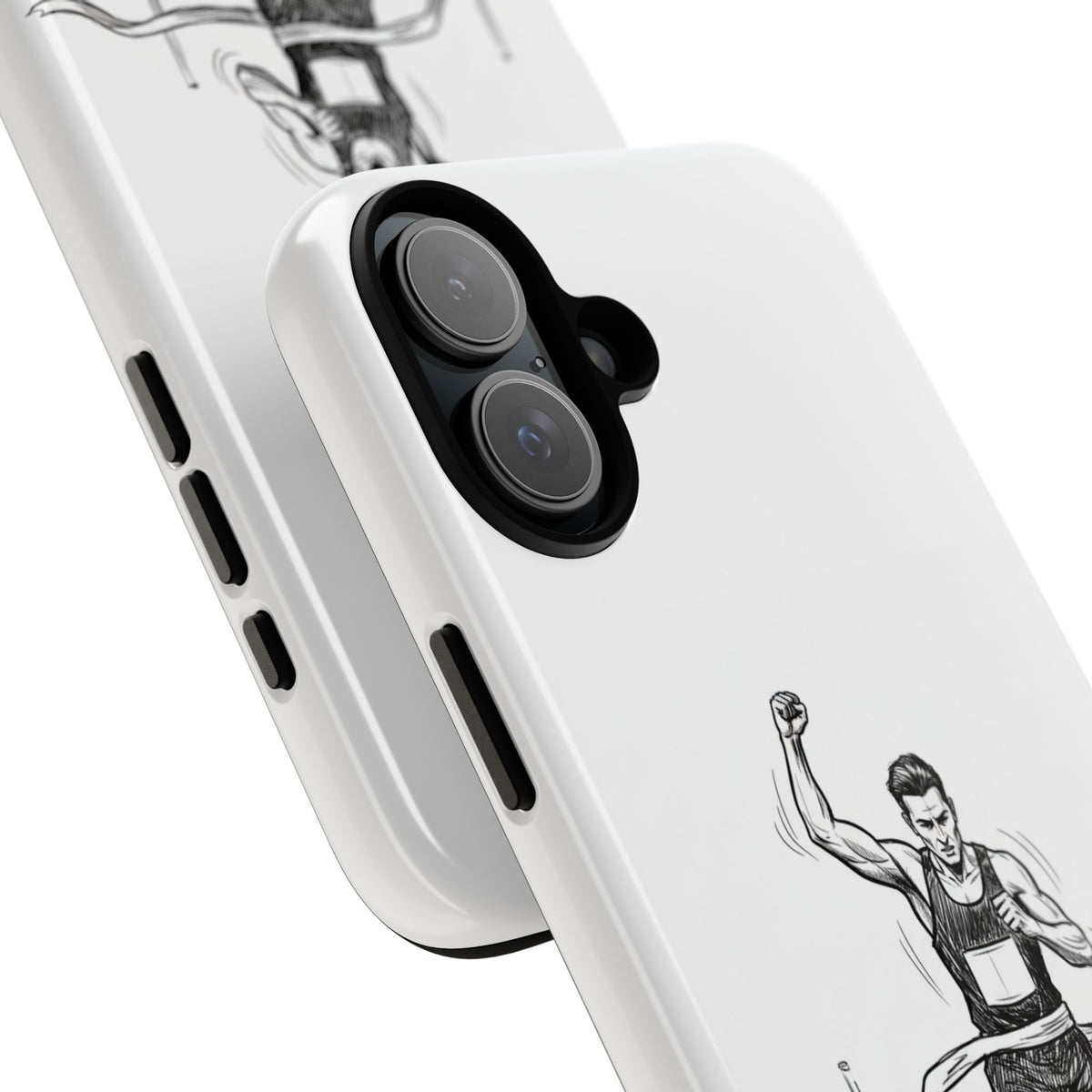 Phone Case, Running, finish line design, Tough Case