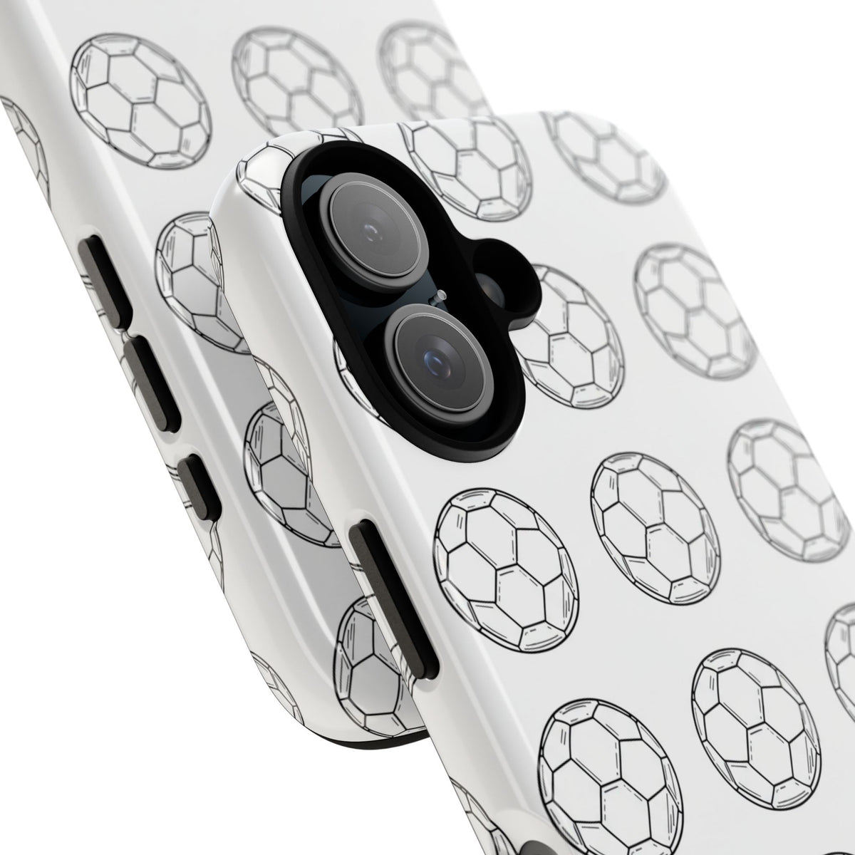 Phone Case, Football Minimalist Football Repeat Design, Tough Case