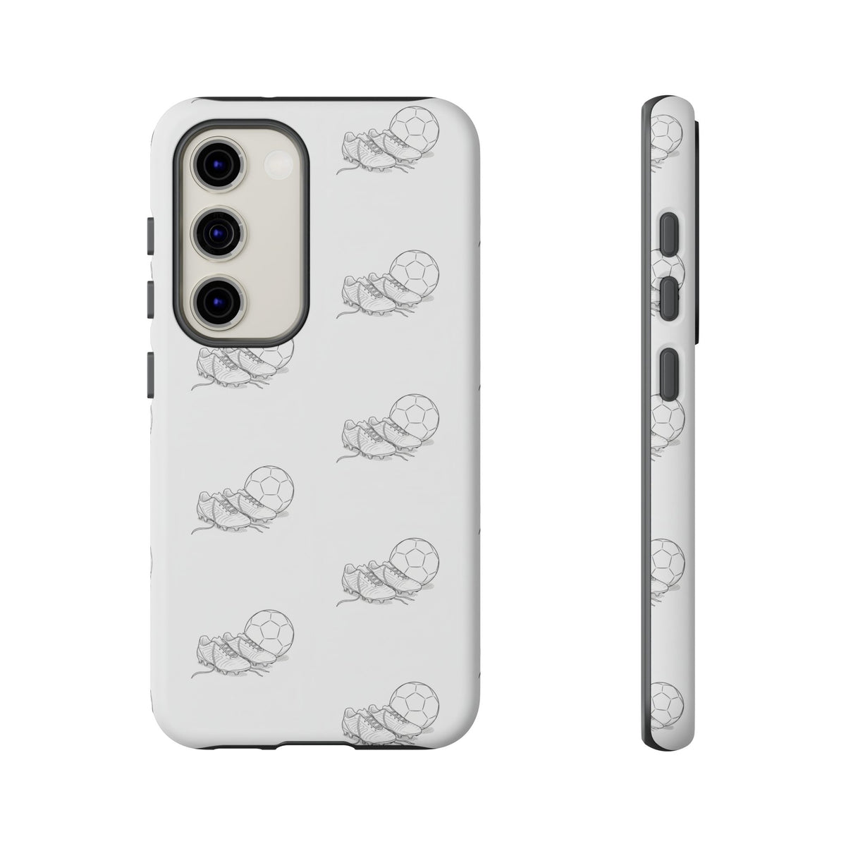 Phone Case, Football Boots & Ball Pattern, Tough Cases — Sports Phone Case