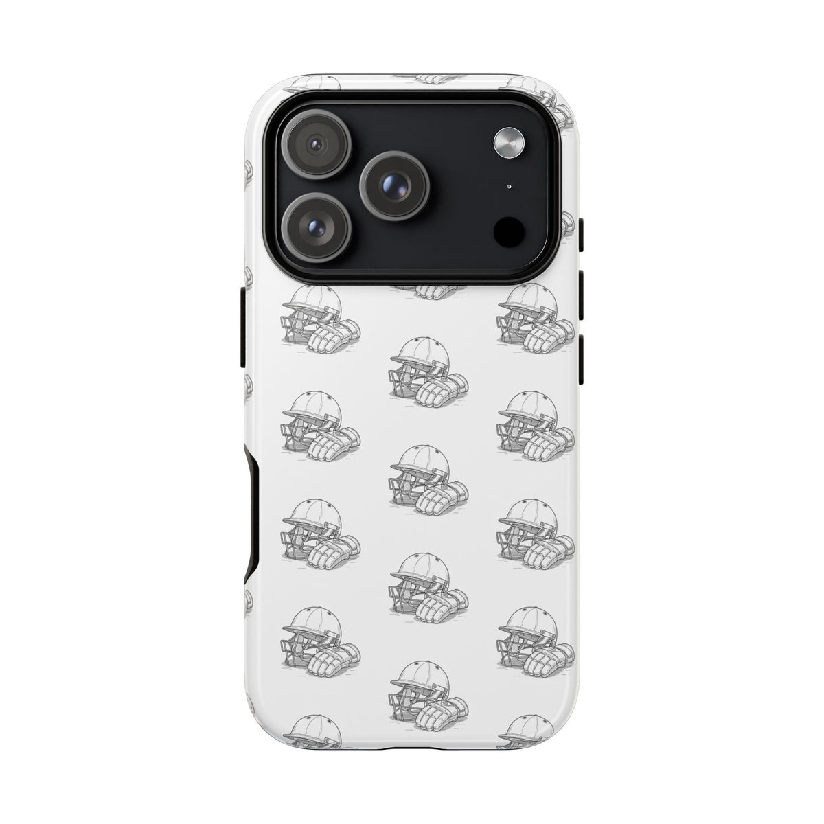 Phone Case Cricket Gear Repeat Pattern,Tough Case
