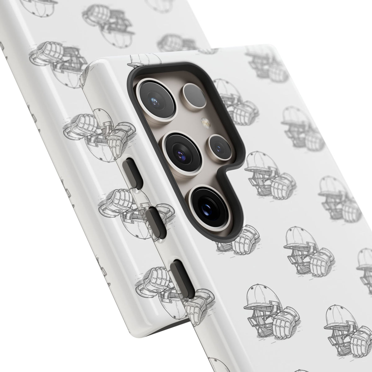 Phone Case Cricket Gear Repeat Pattern,Tough Case