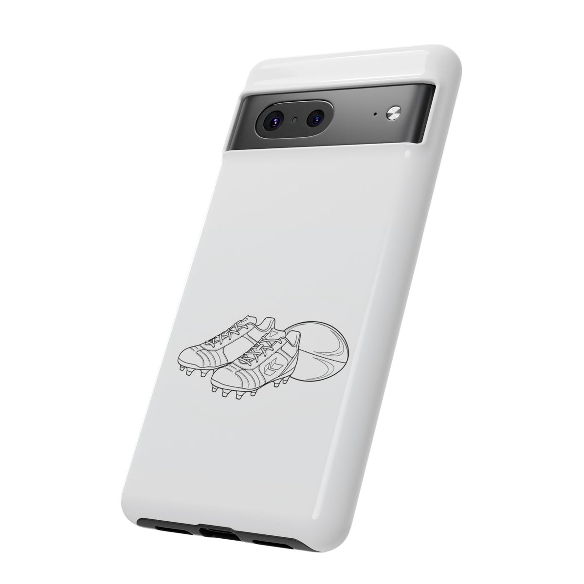 Phone Case, Rugby Ball & Boots Sketch, Tough Case