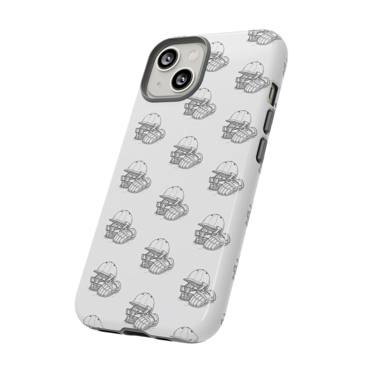 Phone Case Cricket Gear Repeat Pattern,Tough Case