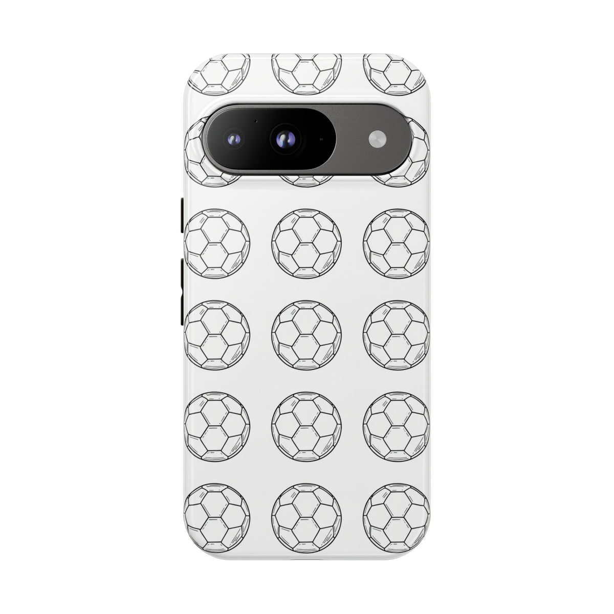 Phone Case, Football Minimalist Football Repeat Design, Tough Case