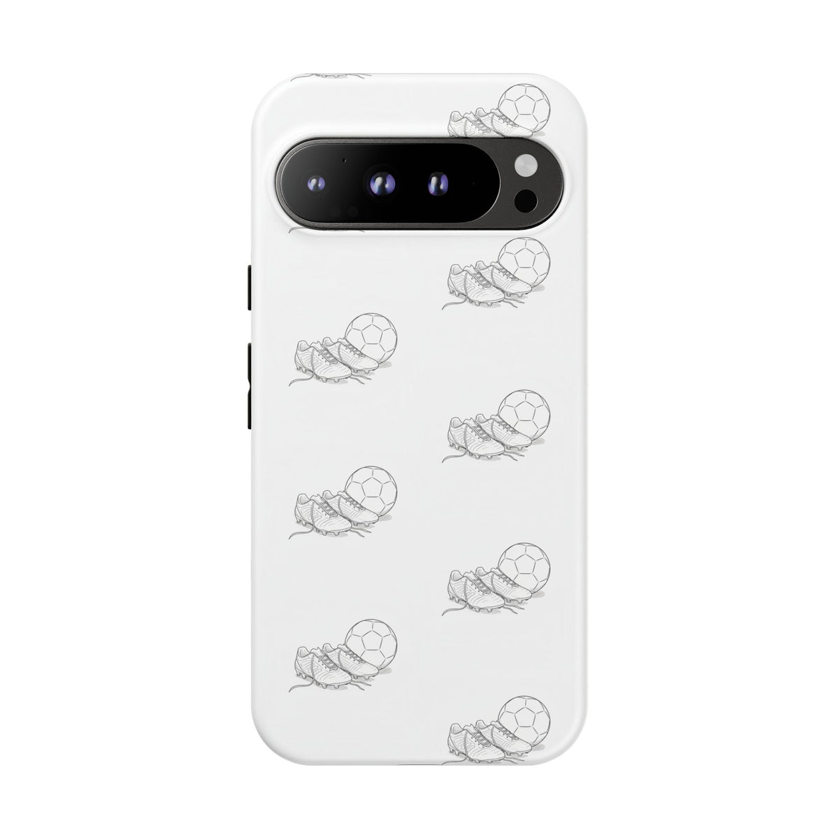 Phone Case, Football Boots & Ball Pattern, Tough Cases — Sports Phone Case