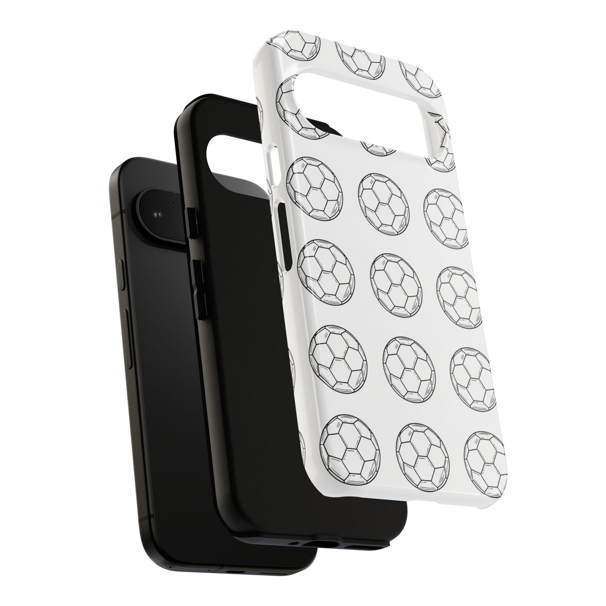 Phone Case, Football Minimalist Football Repeat Design, Tough Case