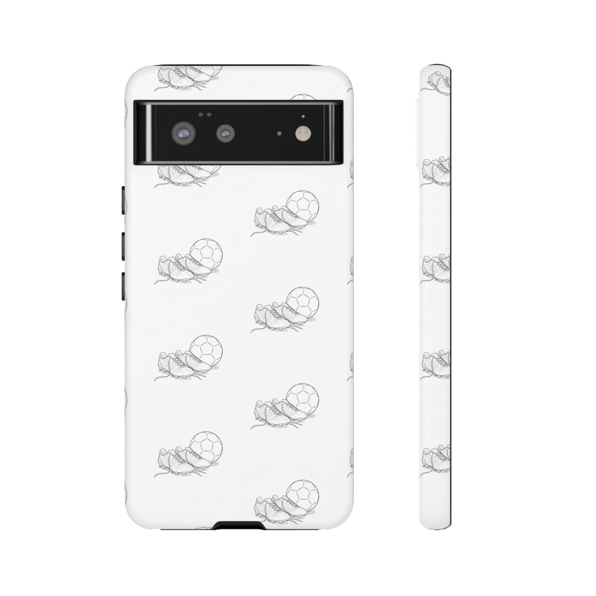 Phone Case, Football Boots & Ball Pattern, Tough Cases — Sports Phone Case
