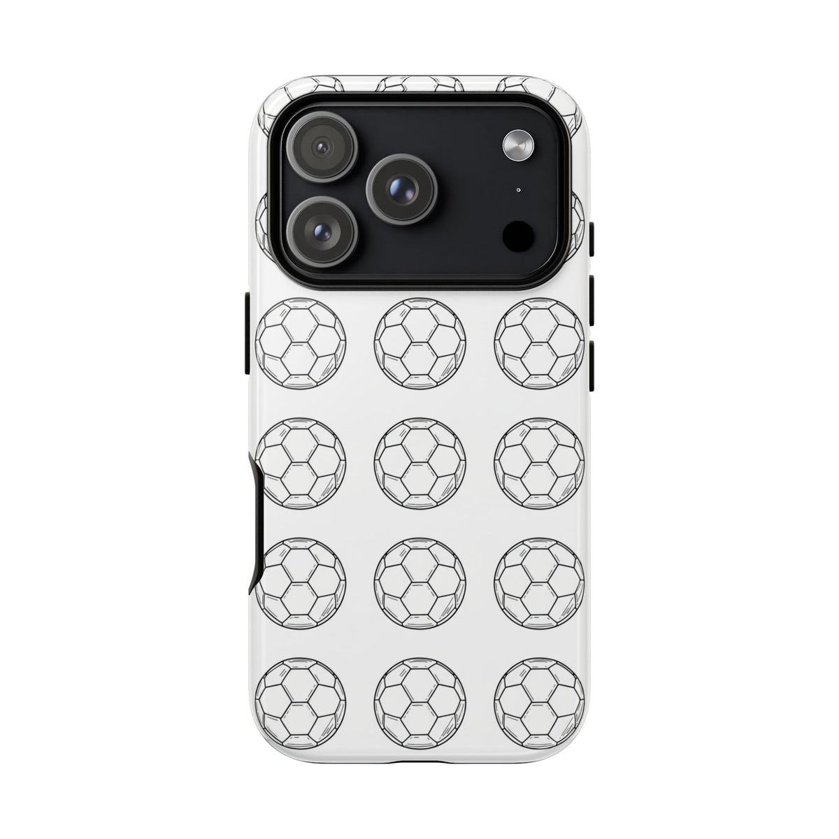 Phone Case, Football Minimalist Football Repeat Design, Tough Case