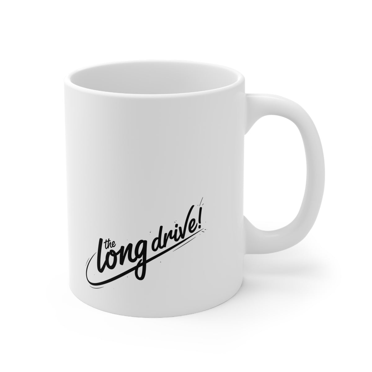 Golf Coffee Mug — Female Golfer Long Drive Design, Ceramic, 325ml / 11oz or 440ml / 15oz