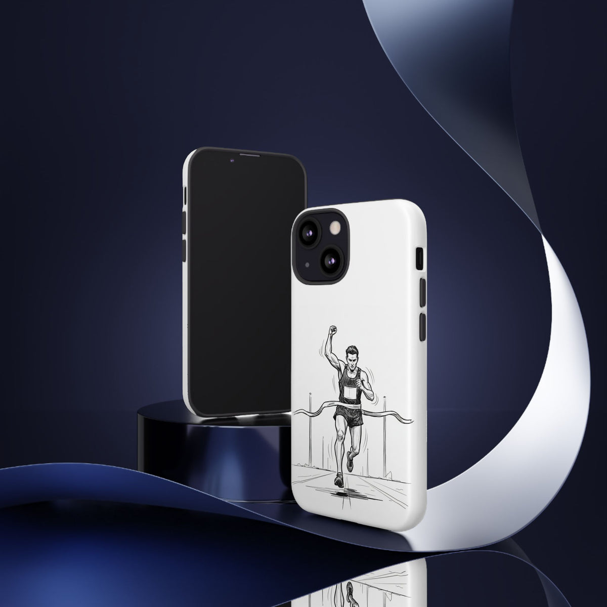 Phone Case, Running, finish line design, Tough Case