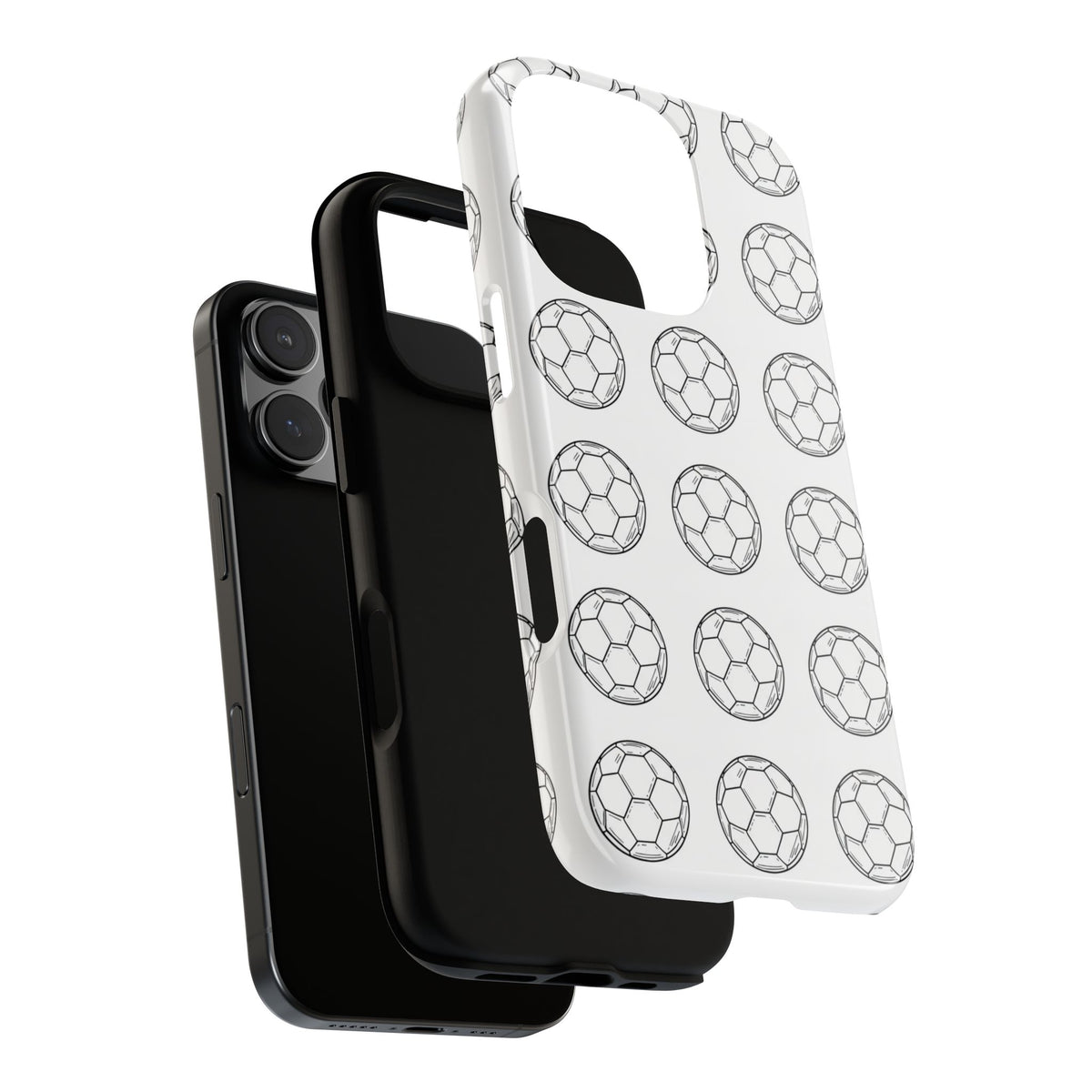 Phone Case, Football Minimalist Football Repeat Design, Tough Case