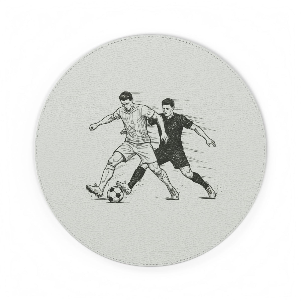 Mouse Mat, Football Skills design, Faux Leather