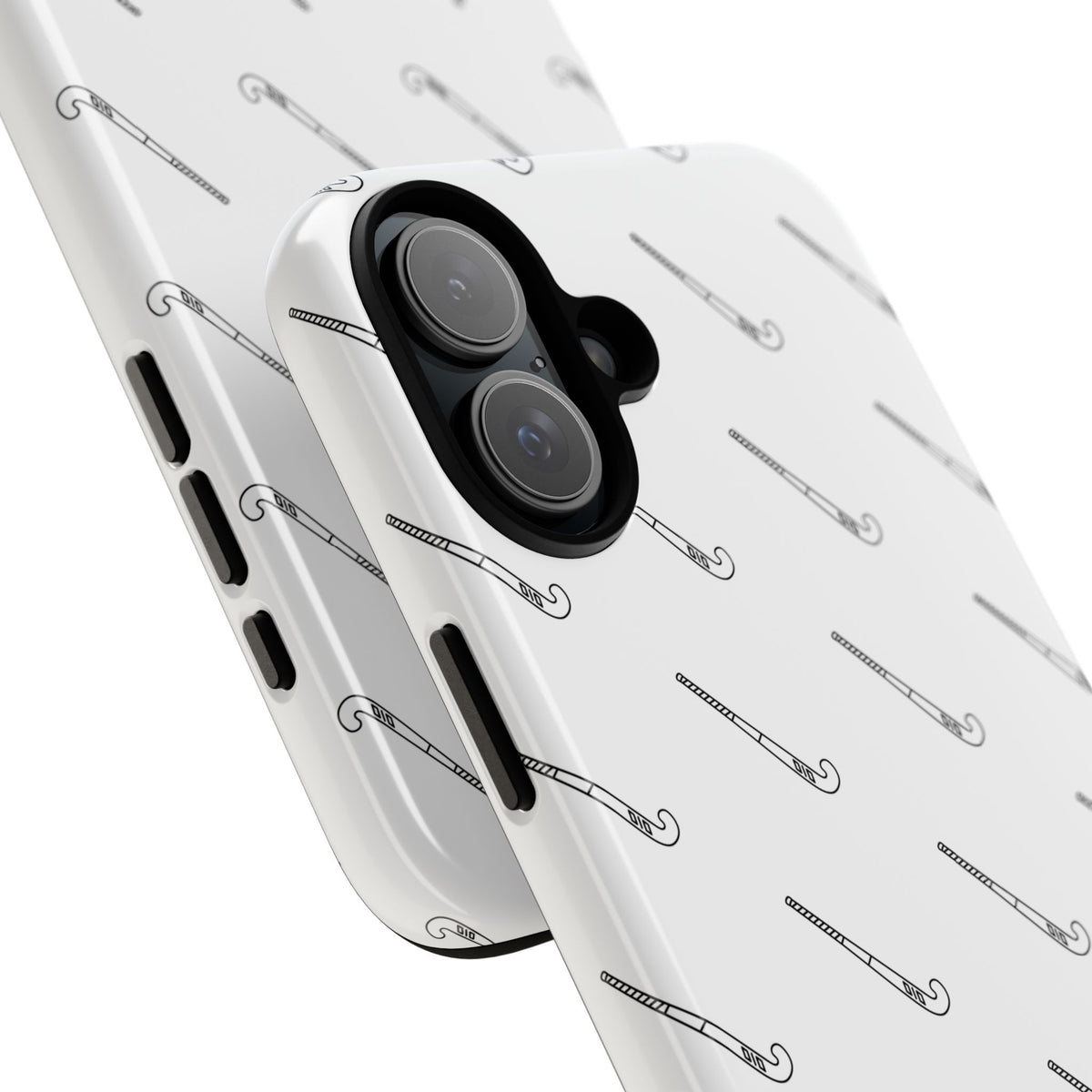 Phone Case, Hockey Stick Pattern, Tough Cases